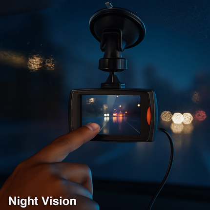 Car DVR Dash Cam with Night Vision for Clear Footage