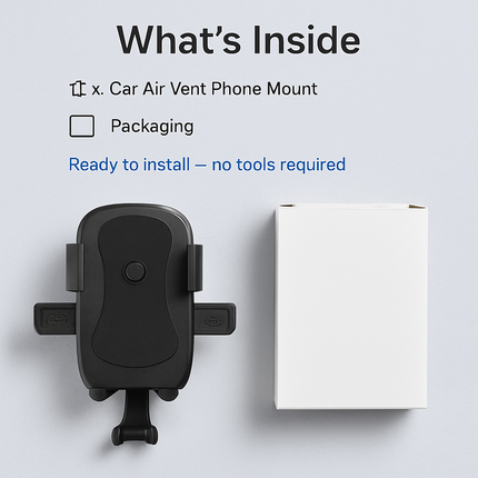 Car Phone Mount for Air Vent with Adjustable View