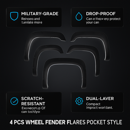 Pocket Style Fender Flares for Silverado 2007-2013