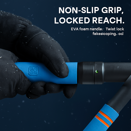 3-in-1 Windshield Ice Scraper with Extendable Tool