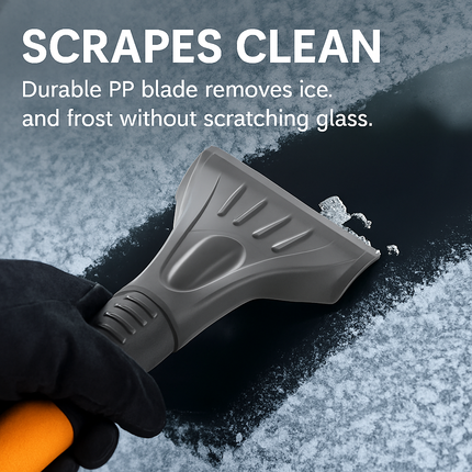 3-in-1 Windshield Ice Scraper with Extendable Tool