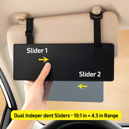 Car Sun Visor Extender: Extended Sun Shield for Clear Vision