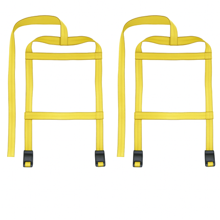Car Basket Straps for Tow Dollies - Secure Wheel Transport
