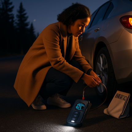 Car Tire Inflator Pump Portable Wireless Air Compressor