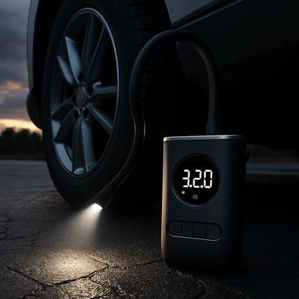 Car Tire Inflator Pump - Portable Wireless Air Compressor