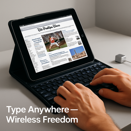 Wireless Keyboard Case Cover for iPad 2 Slim