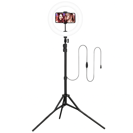LED Ring Light with Tripod Stand for Photos
