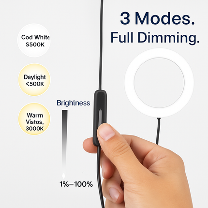 LED Ring Light with Tripod Stand for Photos