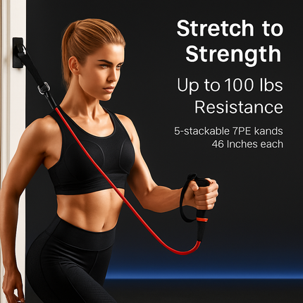 Resistance Bands Set with Door Anchor and Handles