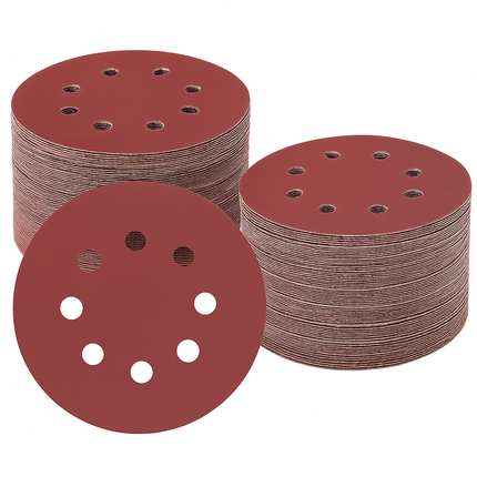 5-Inch Round Sanding Discs, 8-Hole for Orbital Sander