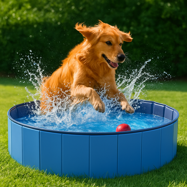 Foldable Pet Swimming Pool PVC Kiddie Baby Dog Swim Pool Bathing Tub Playmat Kids Pools