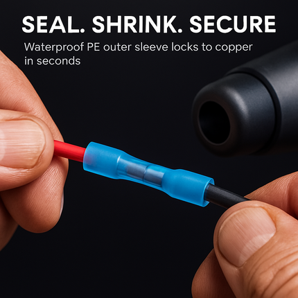 Heat Shrink Butt Connector Kit for Quick Splices