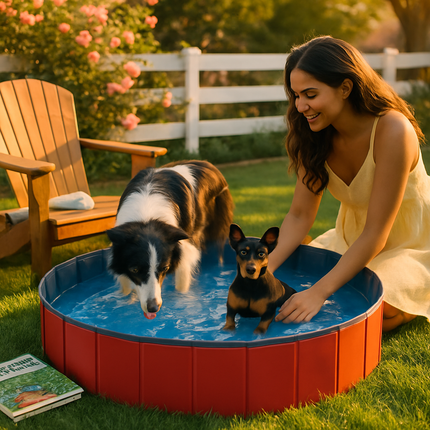 Foldable Pet Swimming Pool PVC Kiddie Baby Dog Swim Pool Bathing Tub Playmat Kids Pools