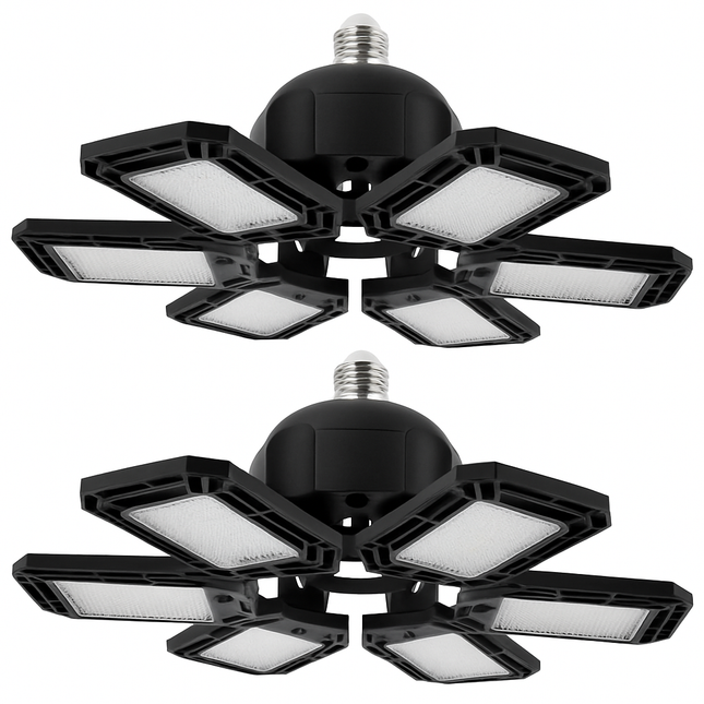 Garage Lights Deformable LED Shop Light with Blades
