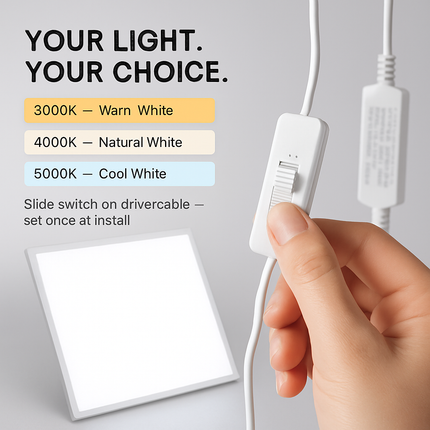 LED Panel Light for Ceiling Grids - Slim & Modern