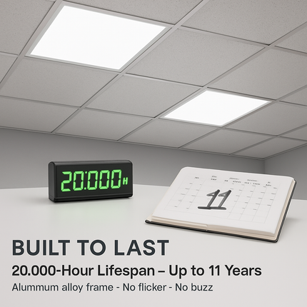 LED Panel Light for Ceiling Grids - Slim & Modern
