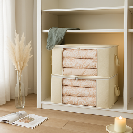 Clothes Storage Bag with Clear Window for Closet