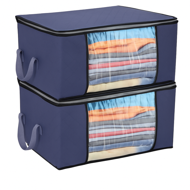 Clothes Storage Bag with Clear Window for Closet