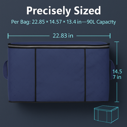 Clothes Storage Bag with Clear Window for Closet