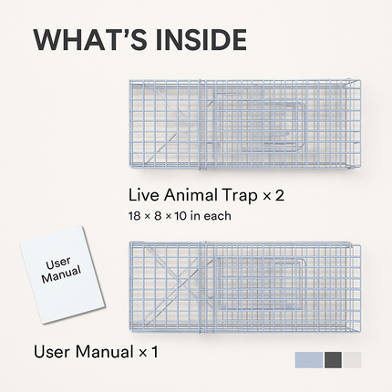 Live Animal Trap – Collapsible Cage for Small Animals