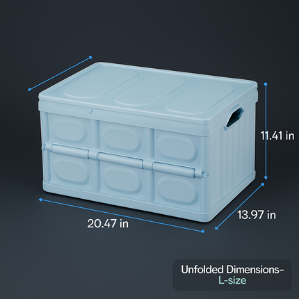 Collapsible Storage Bins with Dustproof Lid