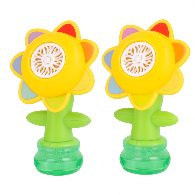 Bubble Machine with Lights for Kids - Dancing Sunflower