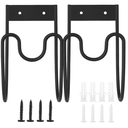 Garden Hose Holder - Heavy Duty Stainless Steel Wall Mount
