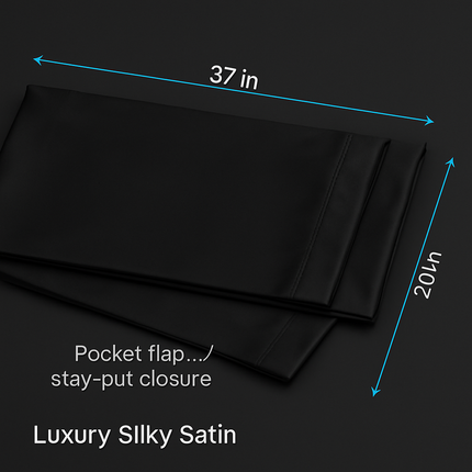 Silky Satin King Pillowcase Set for Luxurious Sleep