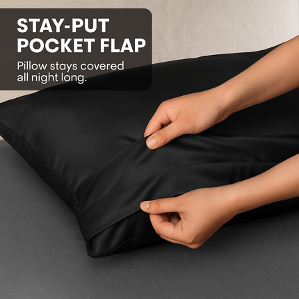 Silky Satin King Pillowcase Set for Luxurious Sleep