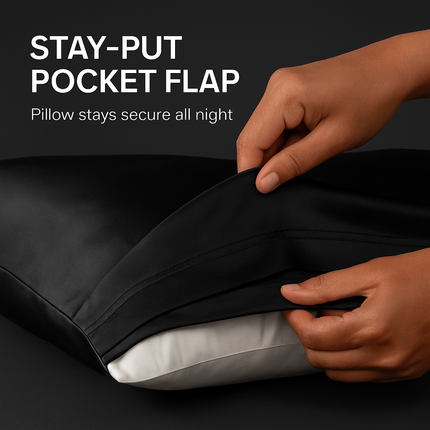 Silky Satin King Pillowcase Set for Luxurious Sleep