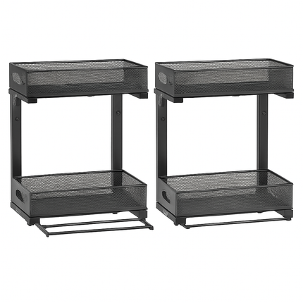 Under Sink Organizer - 2-Tier Pull-Out Baskets
