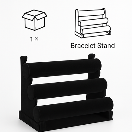 Velvet Jewelry Stand for Bracelets and Watches