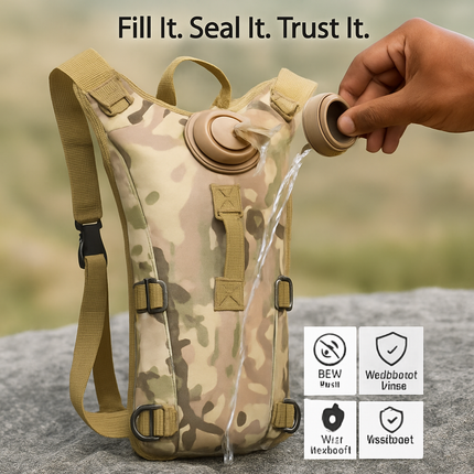 Hydration Pack Water Bladder for Hiking & Cycling