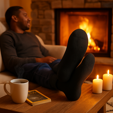 Men's Warm Wool Socks – Soft, Thermal Comfort (3 Pairs)