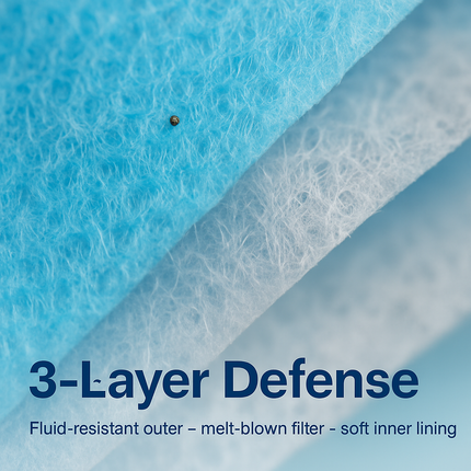 3-Layer Disposable Face Mask for Daily Protection