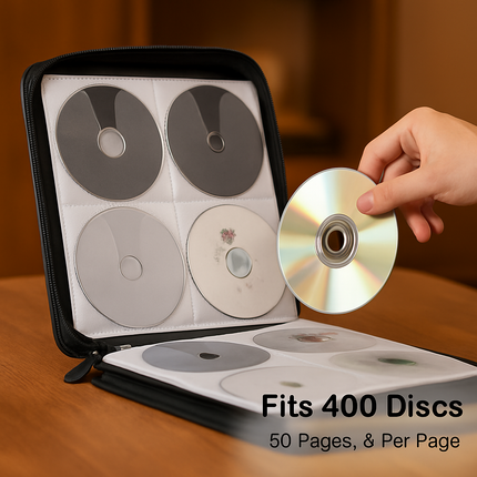 Disc Storage Case - Portable Disc Organizer