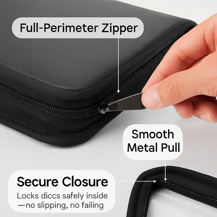 Disc Storage Case - Portable Disc Organizer