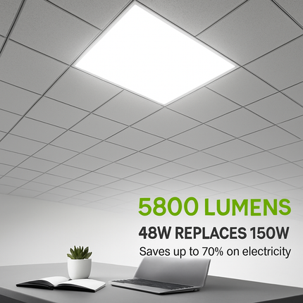 LED Panel Light for Ceiling Grids - Slim & Modern