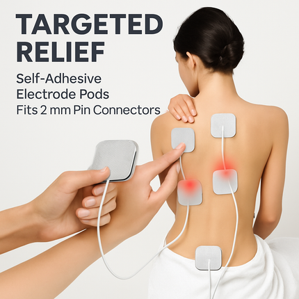 Self-Adhesive Reusable Electrode Pads for TENS/EMS