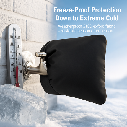 Outdoor Faucet Covers for Winter Freeze Protection - 4 Pack