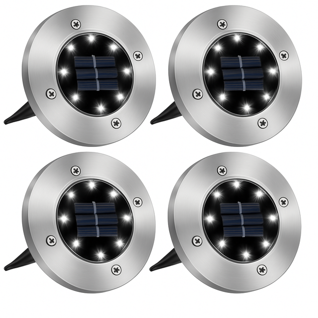 Solar Powered Ground Light for Outdoor Path and Lawn
