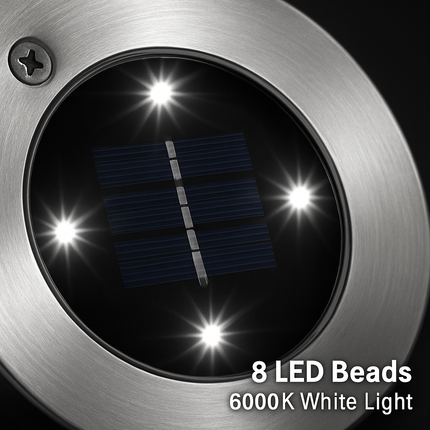 Solar Powered Ground Light for Outdoor Path and Lawn