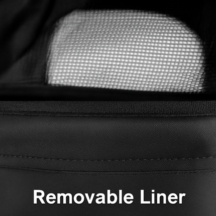 Pet Stroller Foldable Carrier with Storage Basket