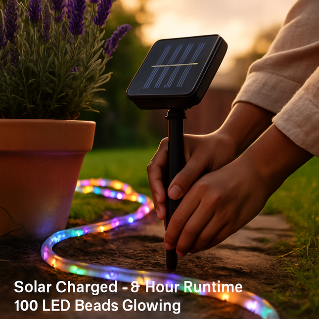 Solar Powered String Lights for Outdoors