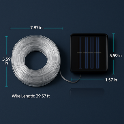 Solar Powered String Lights for Outdoors