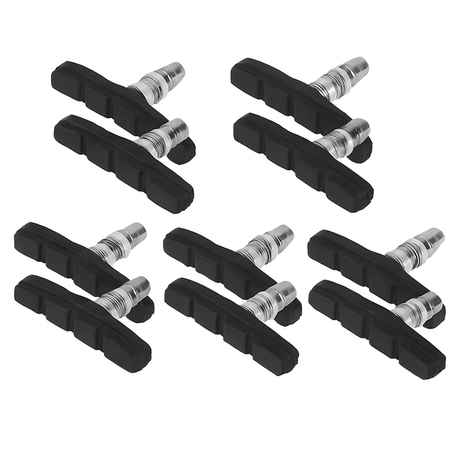 V Brake Pads for Road & Mountain Bikes - 5 Pair Set