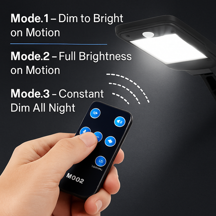 Solar Wall Light Outdoor PIR Motion Sensor