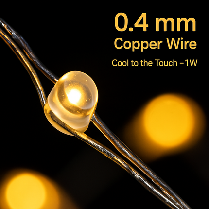 Copper-Wire String Lights for Home Decor