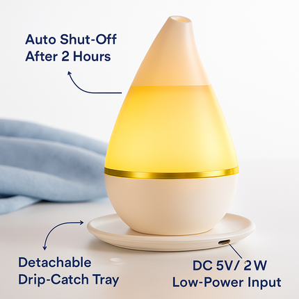 250ml Cool Mist Humidifier Ultrasonic Aroma Essential Oil Diffuser w/7 Color Changeable LED Lights  for Office Home Room Vehicle Study Yoga Spa