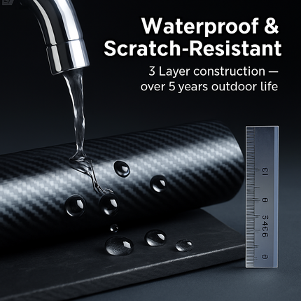 Carbon Fiber Vinyl Wrap for Vehicles and Electronics